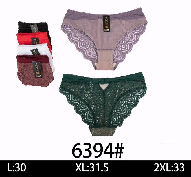 Majtki damskie 6394 Mix KOLOR  L-2XL
