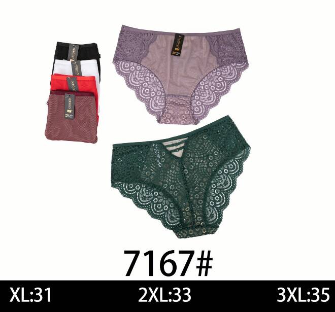 Majtki damskie 7167 Mix KOLOR  XL-3XL