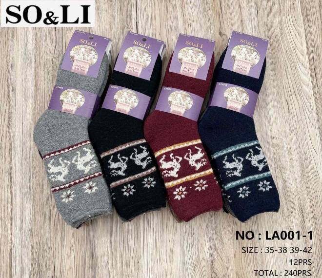 Skarpety damskie LA001-1 Mix KOLOR  35-42