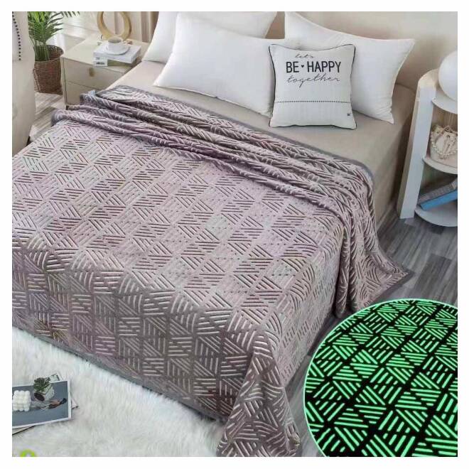 świecący koc n nocy 6464 1 kolor  150x200 1