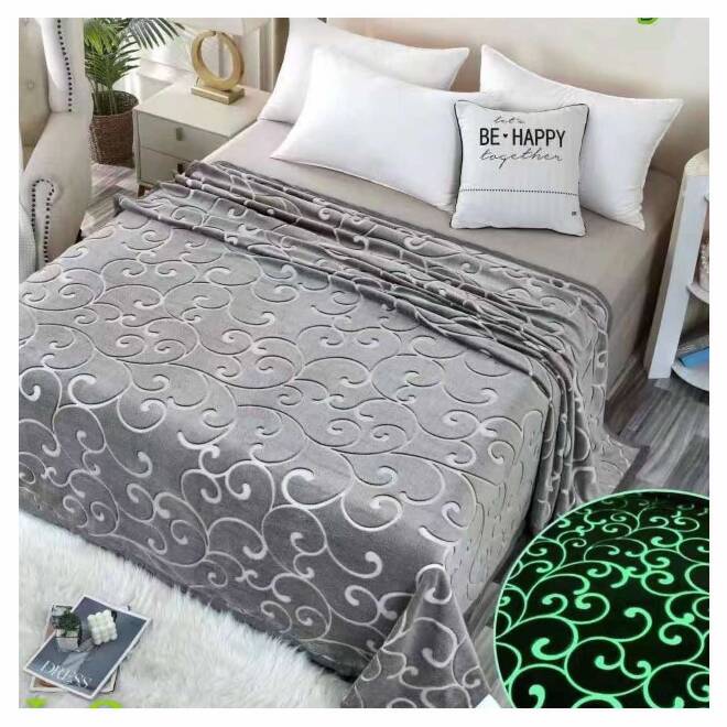 świecący koc n nocy 6469 1 kolor  150x200