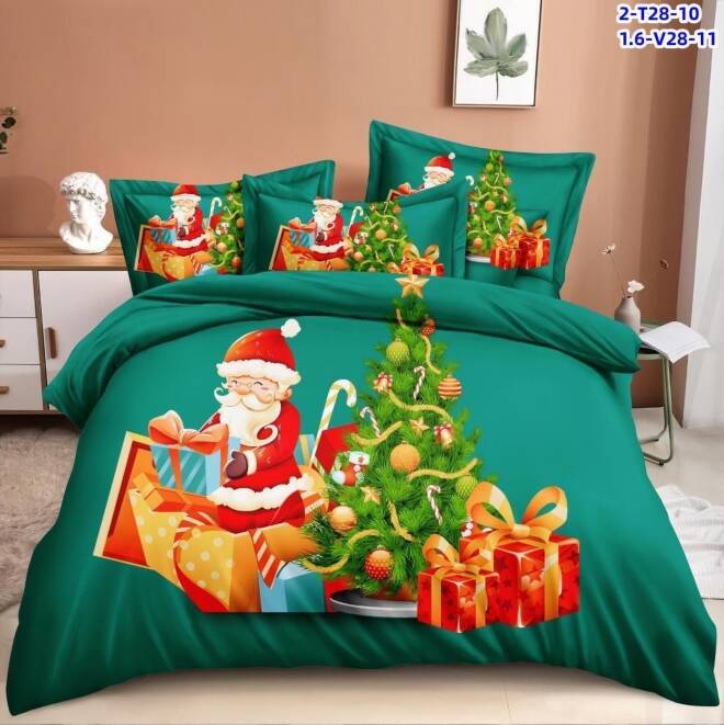 Komplet pościeli 4 części 6470 1 kolor  200x220