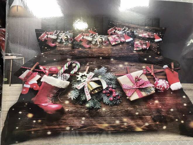 Komplet pościeli 4 części 6476 1 kolor  200x220