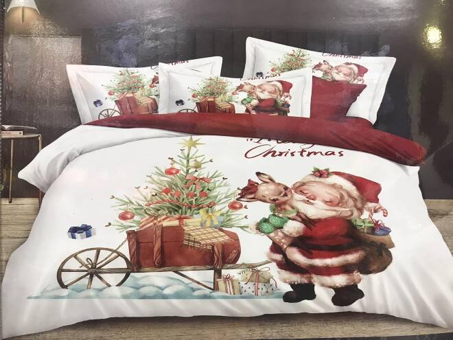 Komplet pościeli 4 części 6478 1 kolor  200x220