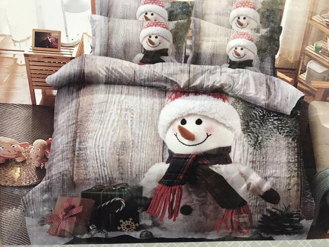 Komplet pościeli 4 części 6486 1 kolor  200x220