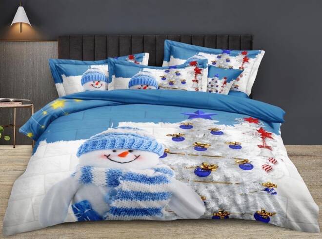 Komplet pościeli 4 części 6490 1 kolor  200x220