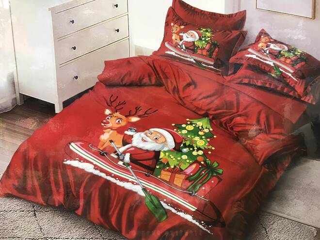 Komplet pościeli 4 części 6505 1 kolor  160x200