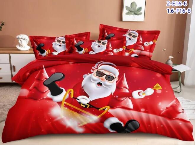 Komplet pościeli 4 części 6508 1 kolor  200x220