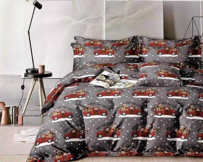 Komplet pościeli 3 części 6511 1 kolor  160x200