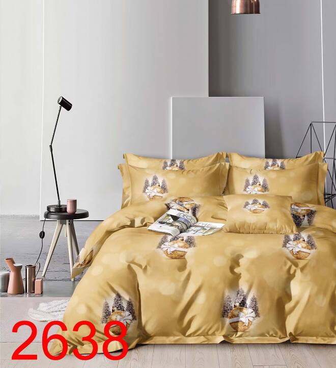 Komplet pościeli 3 części 6521 1 kolor  160x200