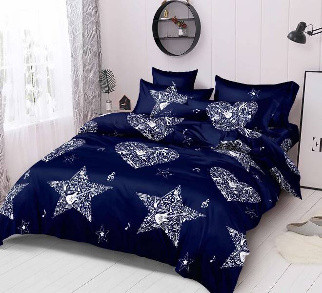 Komplet pościeli 3 części 6523 1 kolor  160x200 1