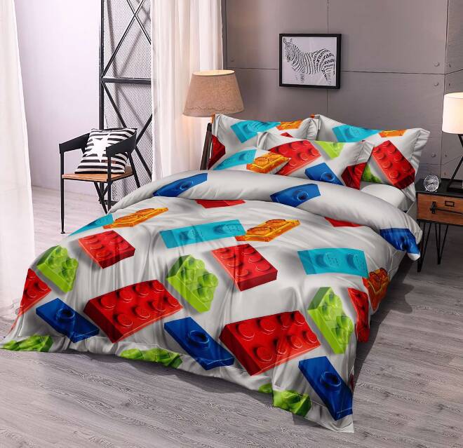 Komplet pościeli 3 części 6524 1 kolor  160x200 1