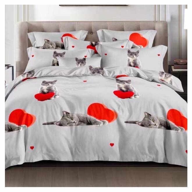 Komplet pościeli 4 części 6542 1 kolor  160x200 1