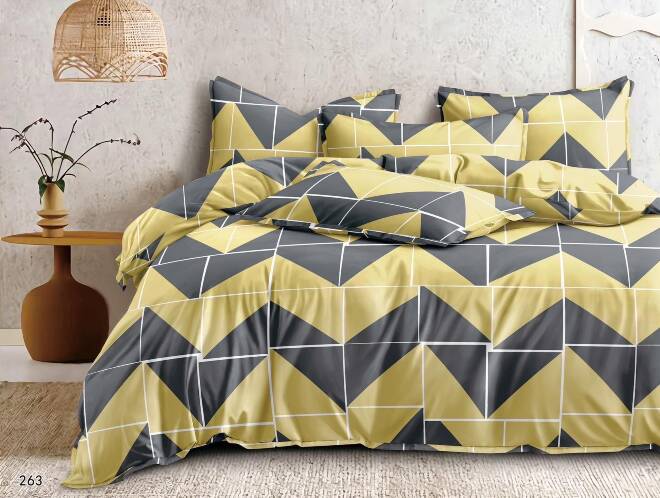 Komplet pościeli 4 części 6571 1 kolor  200x220