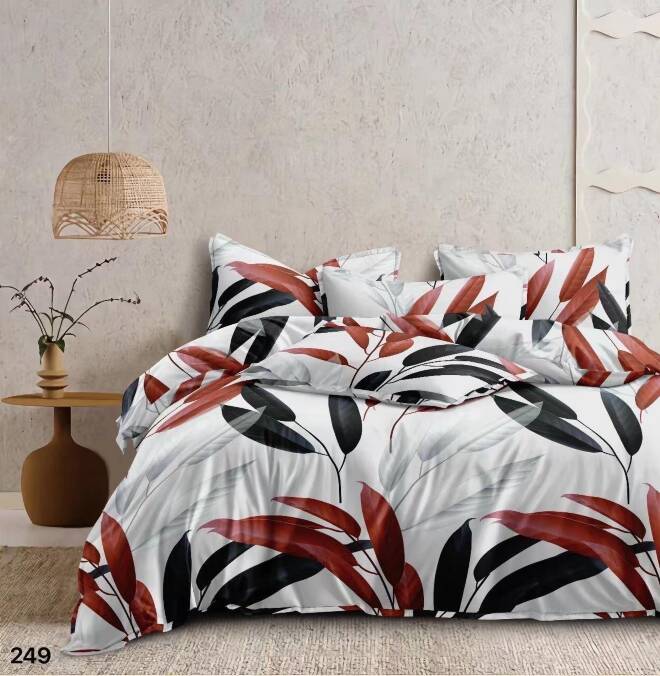 Komplet pościeli 4 części 6572 1 kolor  200x220