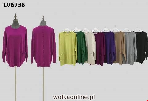 Sweter damskie LV6738 Mix kolor M-2XL