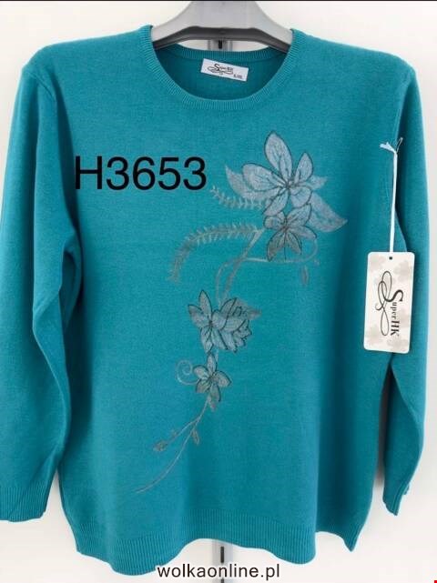 Sweter damskie H3653 Mix kolor M-2XL