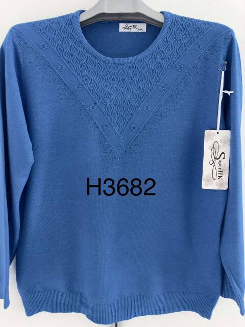 Sweter damskie H3682 Mix kolor M-2XL 1