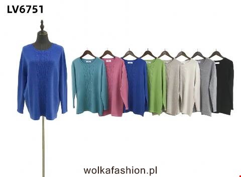Sweter damskie LV6751 Mix kolor L-3XL