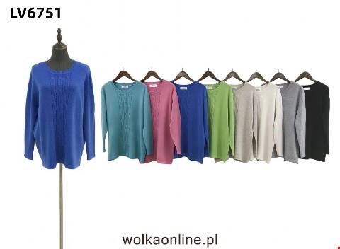 Sweter damskie LV6751 Mix kolor L-3XL