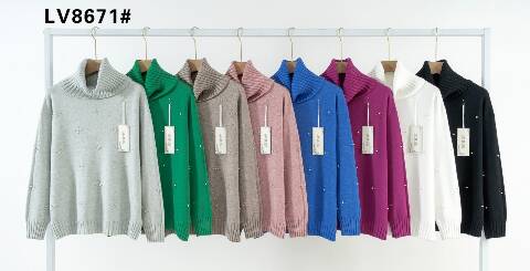 Sweter damskie LV8671 Mix kolor M-2XL 1