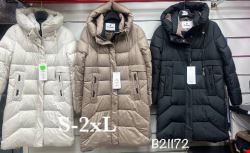 Płaszcze damskie zimowe B21172 1 kolor S-2XL