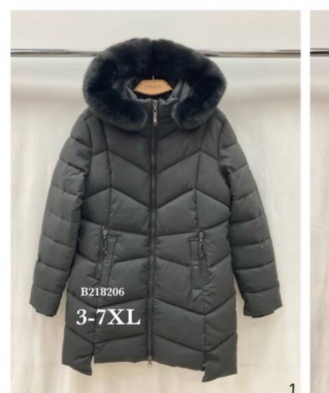 Kurtka damskie zimowa B218206 1 kolor 3XL-7XL 1