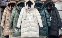 Płaszcze damskie zimowe 238150 1 kolor S-2XL