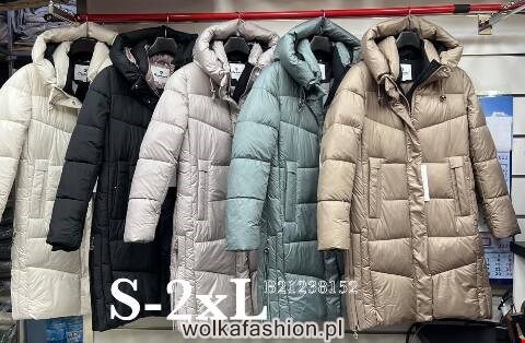 Płaszcze damskie zimowe B21238152 1 kolor S-2XL