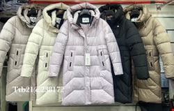 Płaszcze damskie zimowe 238172 1 kolor S-2XL