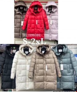Płaszcze damskie zimowe B21238001 1 kolor S-2XL