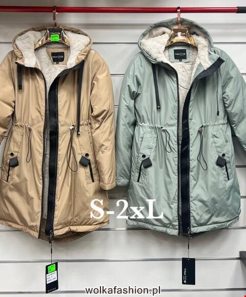 Kurtka damskie zimowa 6721 1 kolor S-2XL