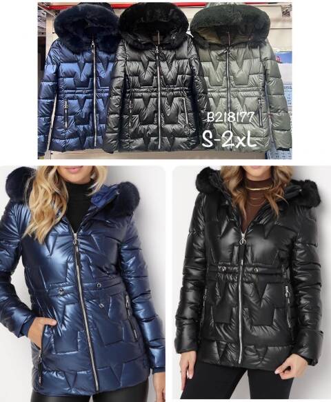 Kurtka damskie zimowa B218177 1 kolor S-2XL 1
