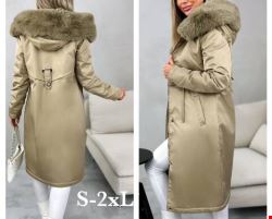 Płaszcze damskie zimowe 6755 1 kolor S-2XL