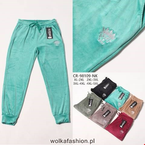 Spodnie dresowe damskie 98109 Mix kolor XL-5XL