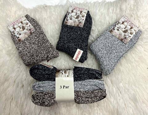 Skarpety damskie zimowe 6934 Mix kolor 35-42 1