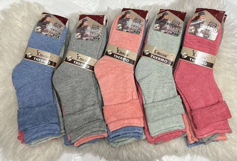 Skarpety damskie zimowe 6935 Mix kolor 35-42