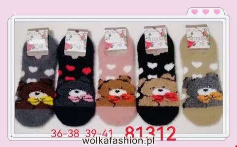 Skarpety damskie zimowe 81312 Mix kolor 36-41