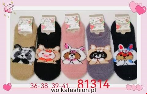 Skarpety damskie zimowe 81314 Mix kolor 36-41