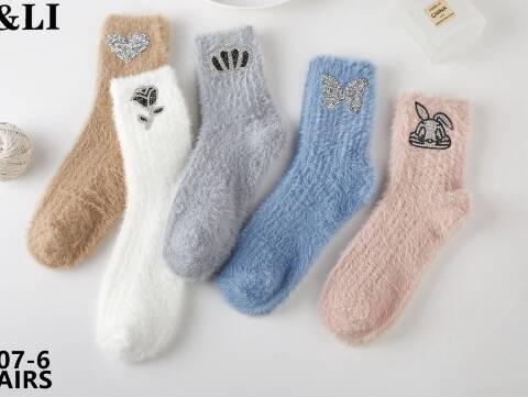 Skarpety damskie zimowe 6945 Mix kolor 35-42 1