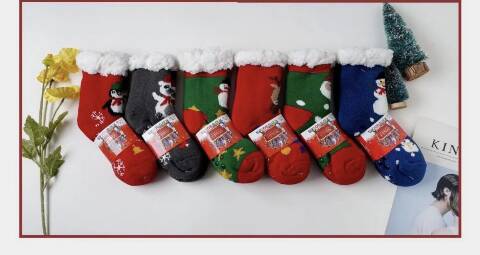 Kapcie-skarpety dziecięce 6947 Mix kolor 25-35 1