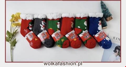 Kapcie-skarpety dziecięce 6947 Mix kolor 25-35