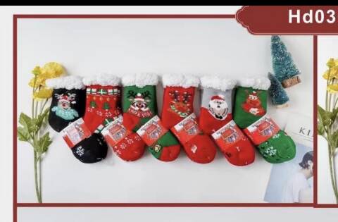 Kapcie-skarpety dziecięce 6949 Mix kolor 25-35