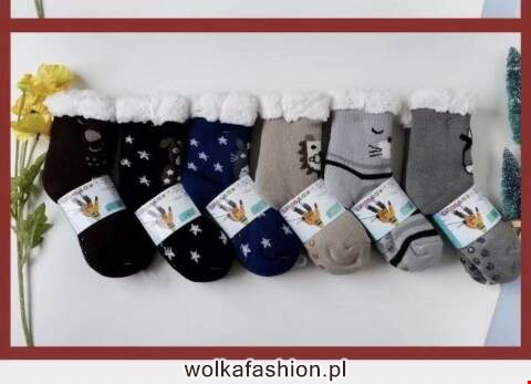 Kapcie-skarpety dziecięce 6951 Mix kolor 25-35
