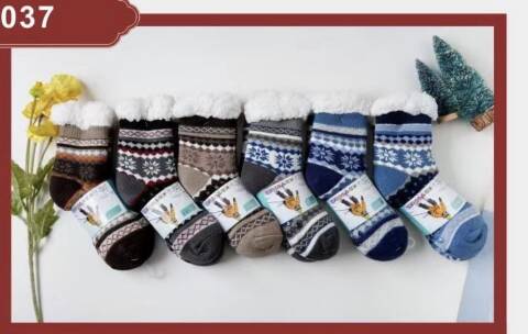 Kapcie-skarpety dziecięce 6953 Mix kolor 25-35 1