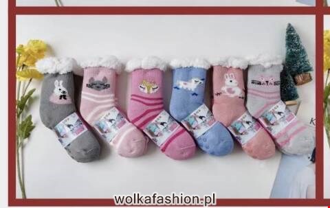 Kapcie-skarpety dziecięce 6958 Mix kolor 25-35