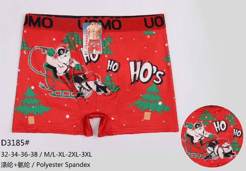 Bokserki męskie  D3185 1 kolor M-3XL 1