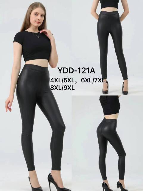 Spodnie z eko-skóry damskie Y-121A 1 kolor 4XL-9XL 1