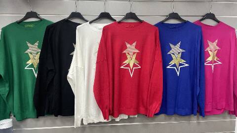 Bluzka damskie 7072 Mix kolor Standard (Towar  Włoskie)