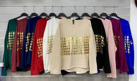 Bluzka damskie 7075 Mix kolor Standard (Towar  Włoskie) 1